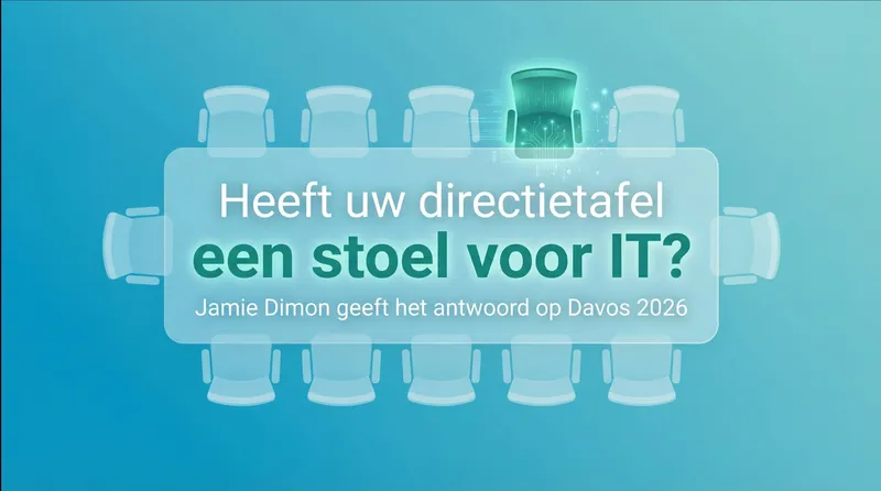 Heeft uw directietafel een stoel voor IT gereserveerd?